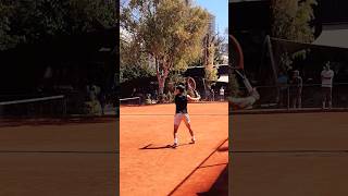 Francisco COMESAÑA en el CHALLENGER de BUENOS AIRES tenis argentina challenger deporte short [upl. by Aicetal]