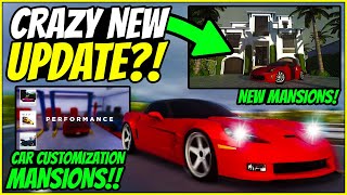 NEW UPDATENEW MANSIONS  CAR CUSTOMIZATION  Southwest Florida Roblox [upl. by Sesiom334]