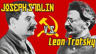 Stalin vs Trotsky In Under 128 Seconds [upl. by Ahsieki84]