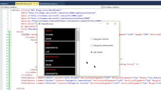 Wpf  Listen und Datenbindung [upl. by Llednyl]