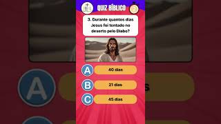 QUIZ DE PERGUNTAS BÍBLICAS quizbíblico quizdabiblia perguntasbiblicas short shorts shortsvideo [upl. by Malcah]