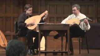 Passomezzo commun amp Il suo saltarello performed by Terzetti Lute Duo [upl. by Brenn]