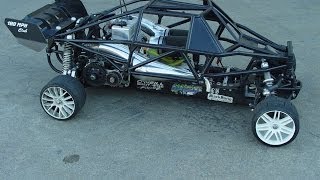 Monster Baby OBR 61cc Twin HPI Baja [upl. by Damales225]