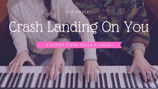 🎵Crash Landing On You사랑의 불시착 OST Medley  4hands piano [upl. by Dorian884]