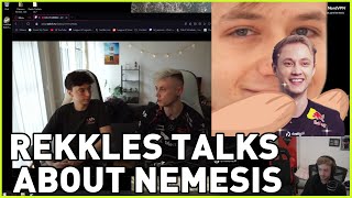 Nemesis reacts to Rekkles talking about him [upl. by Asirehc]