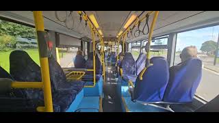 BL57 OXK 119 Grey line motors Mercedes benz citaro route Rail Replacements [upl. by Laing]