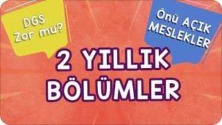 İKİ YILLIK ÖNÜ AÇIK BÖLÜMLER NELER   Tercih Sorularınızı Yanıtlıyoruz 📢 [upl. by Ailimat774]