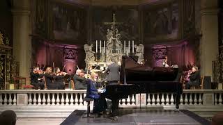 Concerto n°23 en la majeur K488 de Mozart Suzana BartalAlexis Duffaure [upl. by Ahsinam]