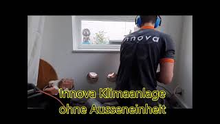 Klimageräte ohne Ausseneinheit Innova Montage von der Kernbohrung bis zur Inbetriebnahme innova [upl. by Weight]