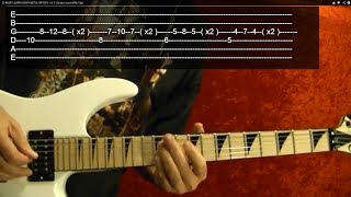 20 AMAZING HEAVY METAL RIFFS  2 of 3  Guitar Lesson [upl. by Veradi]