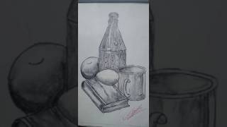 Still life sketch shorts artistaditi still life stilllife share song sketch art trending [upl. by Lyrred219]