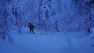 Samotny trekking przez północne lasy Laponii [upl. by Haym]