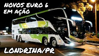 SÓ ÔNIBUS BRILHANDO NA RODOVIÁRIA DE LONDRINAPR  MOVIMENTAÇÃO DAS 2025 ÀS 2130 [upl. by Eimirej]