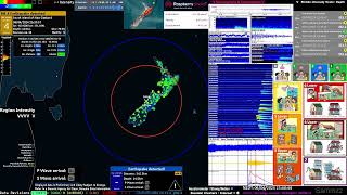 GlobalQuake M51 Depth 5km Moderate Shaking Greymouth [upl. by Ramled41]