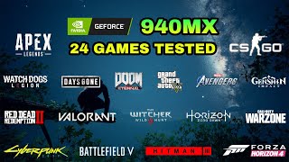 Nvidia GeForce 940MX Gaming Test  2021 [upl. by Ayotl]