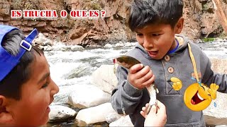 Un día de pesca en el rio tala Apurimac [upl. by Htebazileharas]