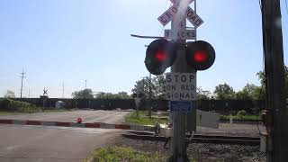 CN L575 At King Road RR Crossing in Trenton MI on 52124 [upl. by Albin]