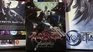 Bayonetta Bloody Fate Bluray collectors edition unboxing [upl. by Anirak]