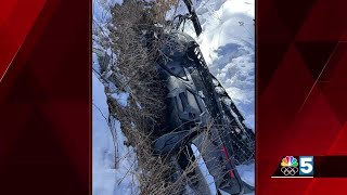 Weekend snowmobile crash in New Hampshire traps 12yearold under vehicle [upl. by Anel]