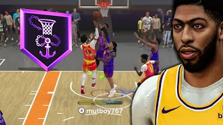 This ANTHONY DAVIS BUILD with 99 BLOCK  HOF ANCHOR is UNSTOPPABLE on NBA 2K24 [upl. by Ahsieki518]