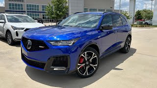 Apex Blue 2025 Acura MDX TypeS Advance Walkaround [upl. by Jameson]