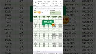 Datenschnitte zum Filtern Eine gute Alternative 🤔 Excel tipps karriere tippsundtricks [upl. by Michael]