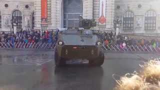 Bundesheer Leistungsschau  Panzervorführung  Heldenplatz Wien 2015 [upl. by Orose]