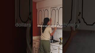 Budget Friendly Kitchen Cabinet Upgrade [upl. by Haraj]