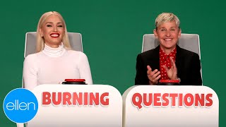 Gwen Stefani Answers Ellens Burning Questions [upl. by Durkee631]