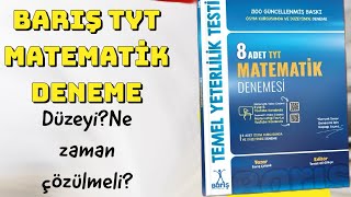 Barış 8li TYT Matematik Deneme [upl. by Nomaj]