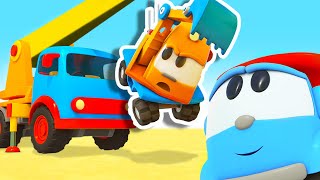 Leo the Truck cartoons for kids amp toy vehicles Full episodes of cartoons for babies Cars amp trucks [upl. by Tijnar]