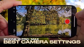 iPhone 16 Pro  Max Best Camera Settings  Tips amp Tricks [upl. by Hauge]