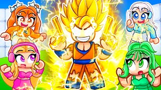 Becoming GOKU In Roblox Rivals With MY CRAZY FAN GIRLS [upl. by Aruol]