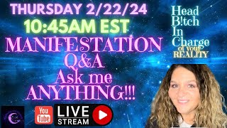 MANIFESTATION QampA 22224 ASK ME ANYTHING  Law of Assumption  Manifesting with Kimberly is live [upl. by Valer]