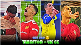 Cristiano Ronaldo Sad Comp  Best 4k Clips  CC High Quality For Editing🤙💥 part27 [upl. by Naibaf]