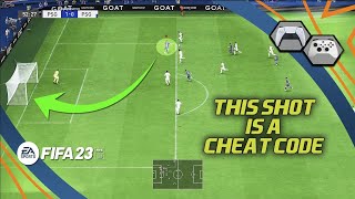 FIFA 23 THIS SHOT IS A CHEAT CODE  SCORE EVERYTIME SHOOTING TECHNIQUE IN FIFA 23 [upl. by Rebmyt]