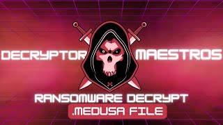 Decrypt Virus File MEDUSA Ransomware Removal amp Decrypt MEDUSA Files [upl. by Eugaet]