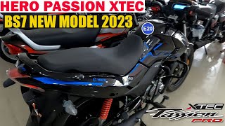 Hero Passion Xtec 2023 New Model Review💥OBD2 amp E20  Price  Mileage  Features🔥 Passion Xtec 2023 [upl. by Yztim]