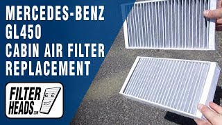 How to Replace Cabin Air Filter 2010 MercedesBenz GL450 [upl. by Sternick273]