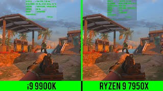 Ryzen 9 7950X vs i9 9900K Benchmarks  4K RTX 4090 [upl. by Llevad233]