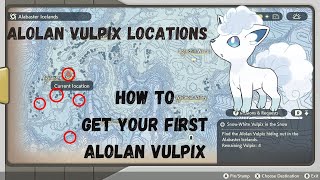 Alolan Vulpix Location Guide Pokémon Legends Arceus [upl. by Pytlik]