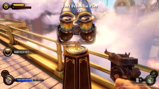 Bioshock Infinite Sightseer All 37 Telescopes and Kinetoscopes Locations [upl. by Niwdla]