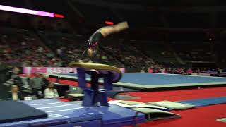 Chloe Widner  Vault  2018 Nastia Liukin Cup [upl. by Akimert300]