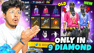 FREE FIRE NEW STORE I GOT EVERYTHING IN MY NOOB ID SPENDING 9999 DIAMONDS💎 GARENA FREE FIRE [upl. by Zoellick350]