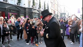 Amazing Scenes On Grafton Street As Department Store Doorman Sean Steps Out To Perform [upl. by Salohcin]