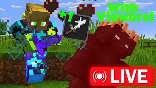 Playing Strength SMP with viewers LIVE 1  1 Curl [upl. by Aimaj]