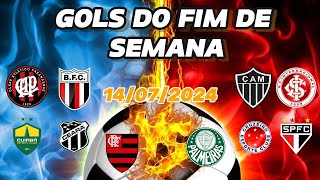 Gols da Rodada Fim de Smena  4072024  Brasileirão 😁Gols de Ontem [upl. by Minne]