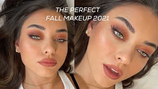 soft fall glam makeup look 2021 [upl. by Moncear]