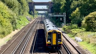 SWR Class 159s Passing Potbridge SWML 2182024  Boom Trainspots [upl. by Elijah]