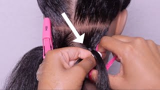 Knotless Braid Tutorial For Visual Learners  BeginnerFriendly Step By Step [upl. by Noira]